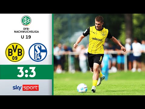 Wildes Torspektakel im Derby! | Borussia Dortmund - FC Schalke 04 | U 19-DFB-Nachwuchsliga 24/25