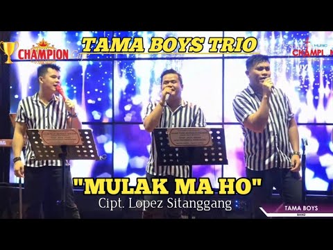 TAMA BOYS TRIO - MULAK MA HO Cipt. Lopez Sitanggang || LIVE IN CHAMPION CAFE MEDAN