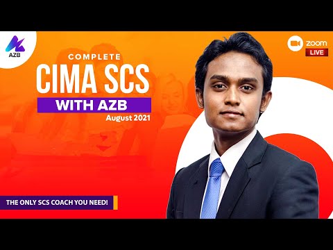CIMA SCS August 2021 Last Minute Prep Toolkit | Complete CIMA Strategic Case Study Exam | with AZB