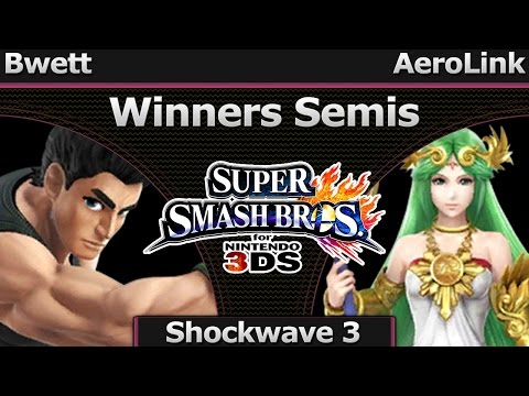 Shockwave 3 Smash 3DS - Bwett (Little Mac) vs AeroLink (Palutena) - Winners Semis