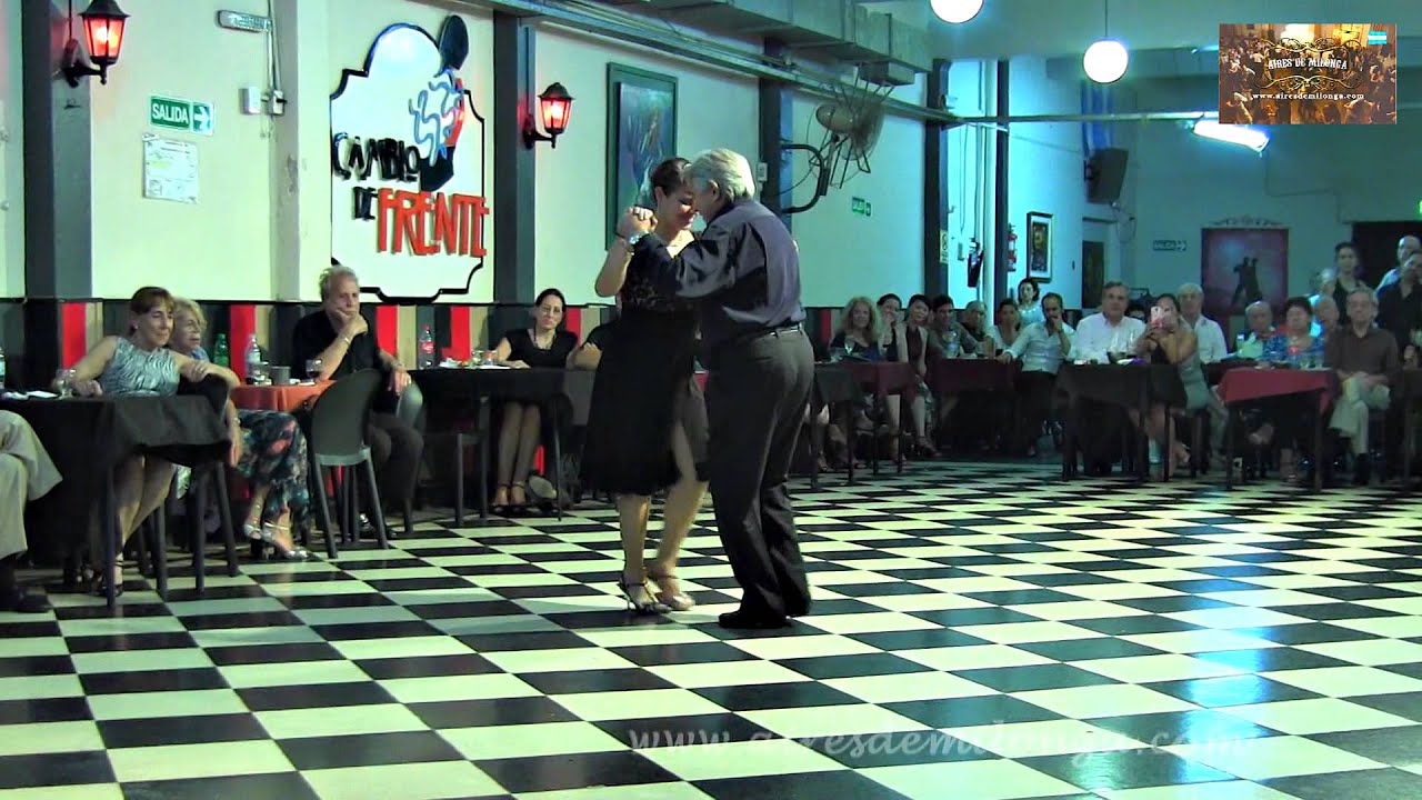 Eduardo Pareja "Parejita" y Laura Grandi, milonga Sin Rumbo