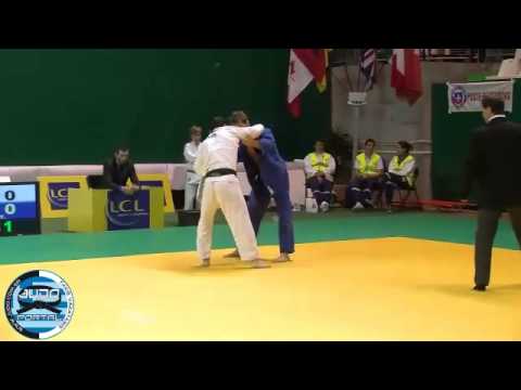 Judo European Cup Juniors Lyon 2013 Final -66kg KODIRI Buzurgmehr (RUS) - LISSENS Thomas (BEL)