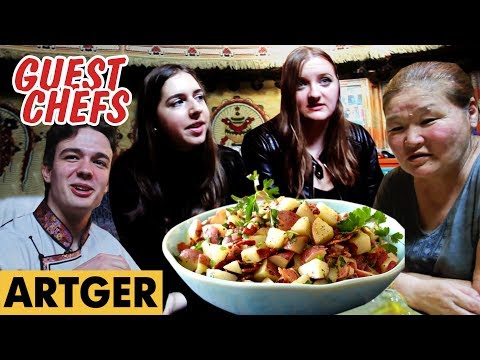 Mongolian Herders Try German Potato Salad For The First Time | Guest Chefs