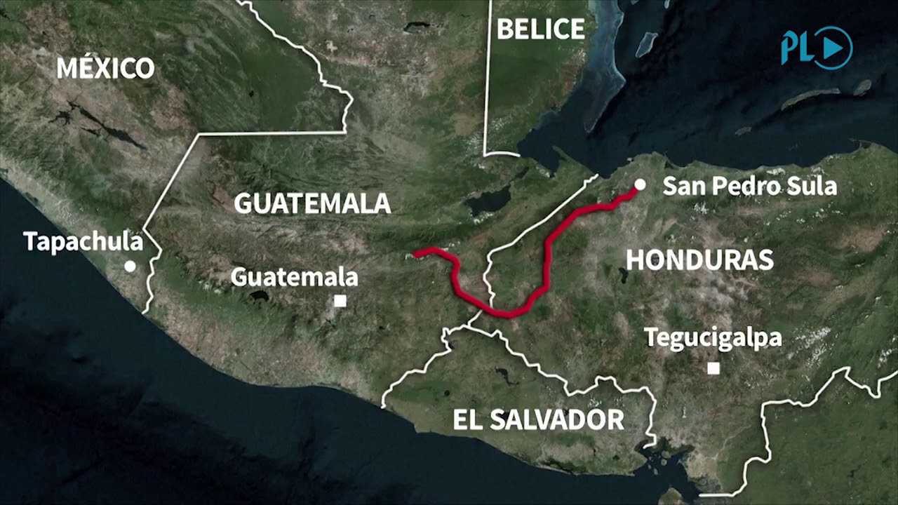 La ruta que recorren los migrantes hondureños hacia EE. UU. | Prensa Libre