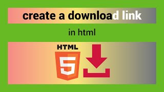 How To Create A Download Link In Html