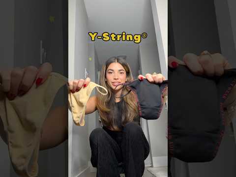 The difference between a G-String and our Y-String!!