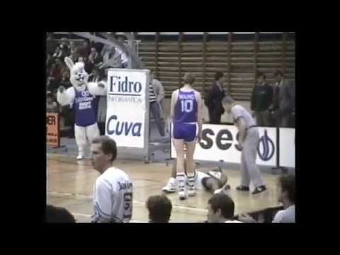 Cuva Houthalen - Mechelen: 66-61 (11e Speeldag, Seizoen 1989-1990)