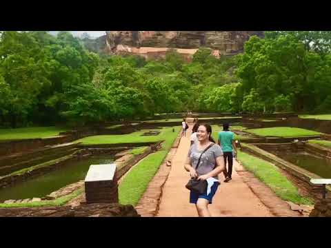 Pinay hikes sigiriya rock sri lanka