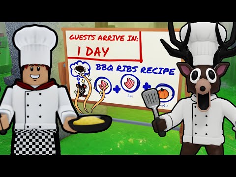 AKU JADI CHEF MASAK MAKANAN UNTUK RUSA!👨🏼‍🍳🍖 |THANKSGIVING UPDATED| (Roblox Malaysia)
