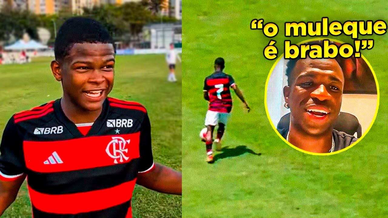🔥SURGIU O NOVO VINICIUS JR. NA BASE DO FLAMENGO!! DOUGLAS TELLES É ABSURDO!!