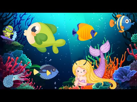 Nap Time Music Preschool and Soothing Water Sounds - Baby Sleep Time and Fish Animation