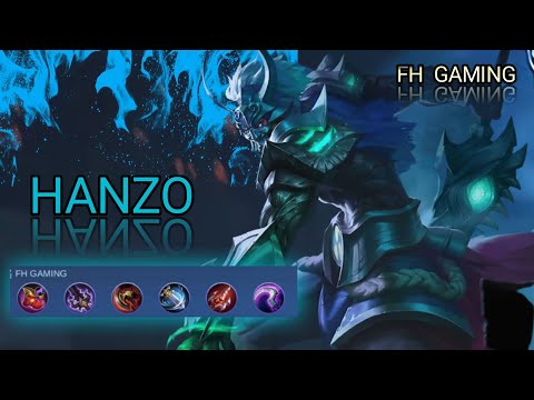 Gamplay Hanzo Skin The Pale Phantom ✓  | Mobile Legends |