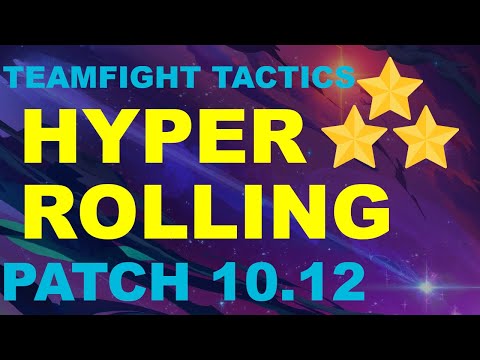 What is TFT HYPERROLL? [Tutorial For Patch 10.12] How To Win TFT (3x 3-Star Units at Level 5)
