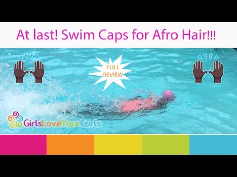 ♥ 74 ♥ Swim Caps For Afro Hair- Swimma Caps Full...
