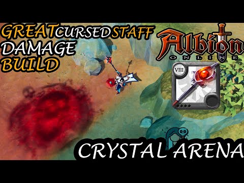 Great Cursed Staff Damage Build - Crystal Arena (Silver 4/Season 18) - Albion Online
