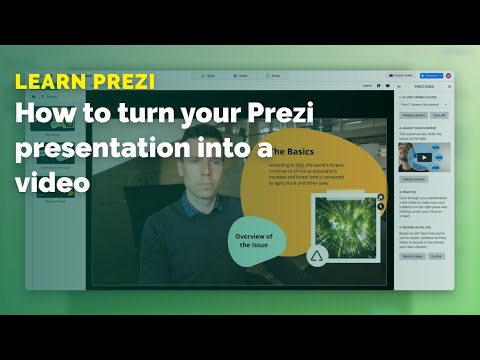 How to turn your Prezi presentation into a video