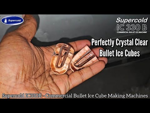 Supercold IC300 - 280 To 438 Kg Bullet Shape Ice Cube Making Machine