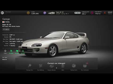ENGINE SOUND: Toyota Supra RZ 1997 | Gran Turismo 7 | PS5 1080p60HD footage