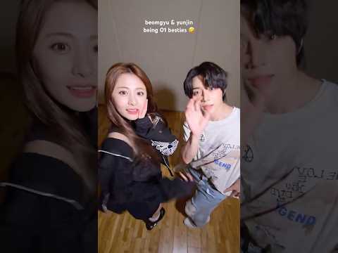 [TXT] they have no fear 🤣 #BEOMGYU #YUNJIN