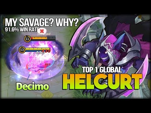 91.6% Win Rate, Silent Nightmare by Decimo Top 1 Global Helcurt - Mobile Legends