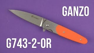 Ganzo G743-2-OR - відео 1