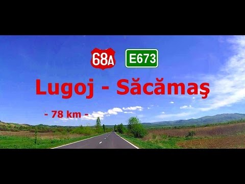 DN 68A: Lugoj - Săcămaş. (2x - Real sound)