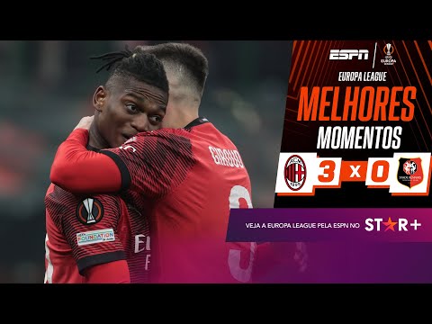Gols e lances de Milan x Rennes
