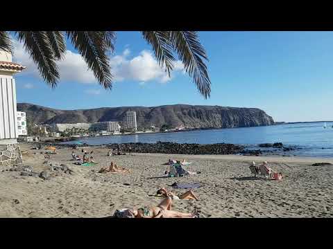 Tenerife Los Cristianos beach December 2021