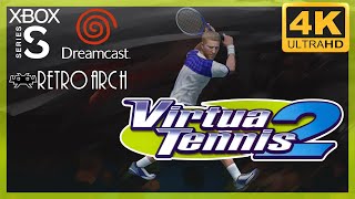 [4K] Virtua Tennis 2 / Xbox Series S - Dreamcast via RetroArch