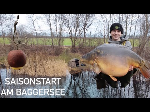 Karpfenangeln am Baggersee im Winter - Saisonstart 2025