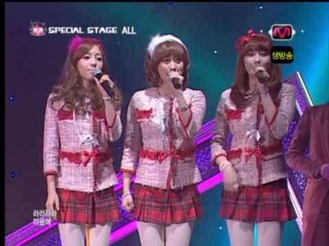 090108 KARA HaHaHa Song Special Stage ALL M!Countdown