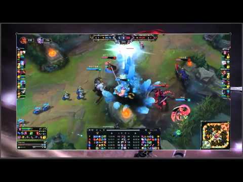 SKT T1 Faker LeBlanc vs Pantheon Lol tv