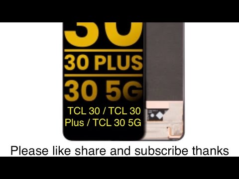 TCL 30 / TCL 30Plus / TCL 30 5G OLED Assembly Without Frame lcd replacement full #tutorial #tcl