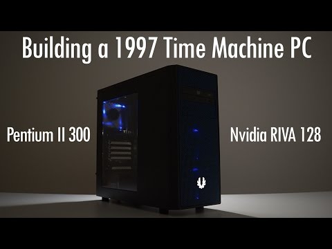 Pentium II 300 Build with Nvidia Riva 128 AGP Graphics Card ft. BitFenix Neos Window