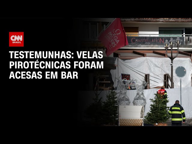 Suíça: Velas pirotécnicas foram acesas em bar, dizem testemunhas | CNN 360º