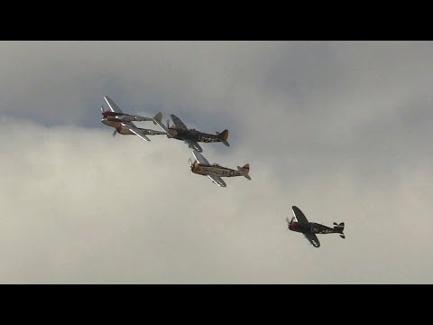 WWII aircraft.  Planes of Fame Airshow. 2019