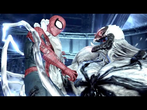 Anti Venom Kills Spider-man scene
