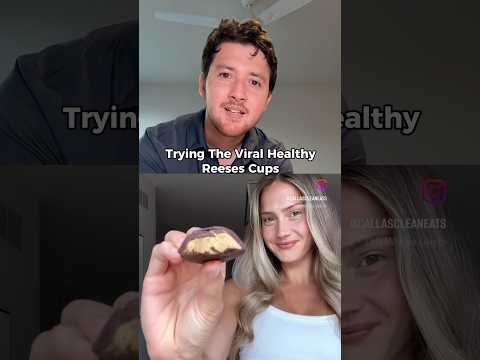 Trying the viral High-protein low sugar Reese’s eggs from @callascleaneats #reeses #healthyrecipe
