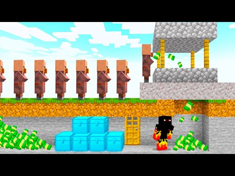 FIZ UMA FONTE DOS DESEJOS PARA ROUBAR VILLAGERS