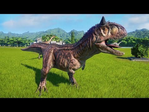 Carnotaurus (Carnivore Dinosaurs) in The Jurassic Park - Jurassic World Evolution
