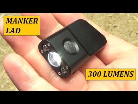 Manker LAD Keychain Flashlight Review 300LM USB Rechargeable Video