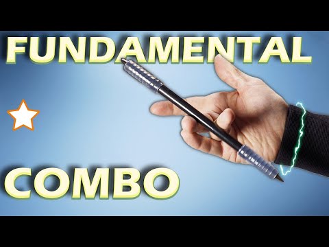 Very basic pen spinning combo / Fundamental mini-combo / beginner tutorial