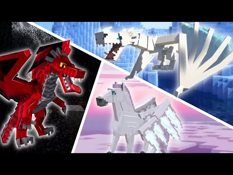 The Best New Mythical Beasts/ Creature Mods to use in Minecraft!!