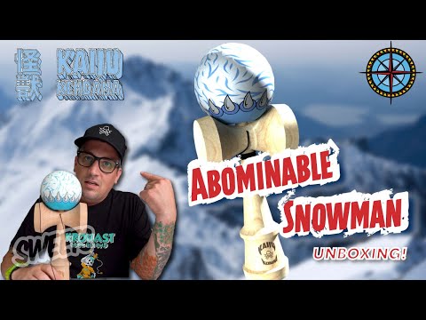 The ABOMINABLE SNOWMAN Kaiju Kendama Unboxing - Sweets Kendamas
