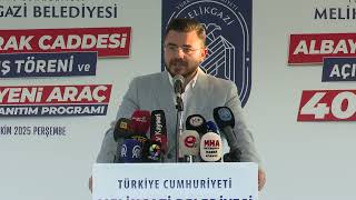 MELİKGAZİ ALBAYRAK CADDESİ AÇILIŞ VE YENİ ARAÇLAR TANITIM