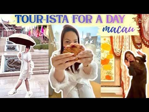 TOUR-ISTA FOR A DAY: MACAU!🇲🇴 | (Q&A, Egg Tarts, A-Má Temple, Taipa Village & more!) | KC CONCEPCION