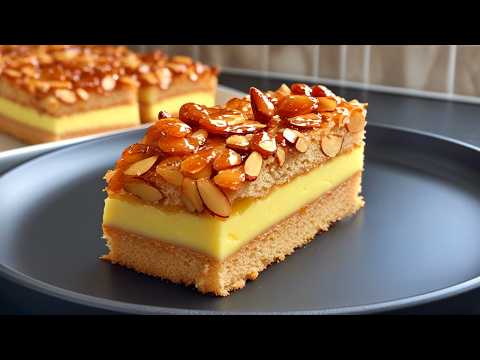 This Amazing German Cake is called The Bee Sting Cake! So Easy to make! It melts in your mouth!