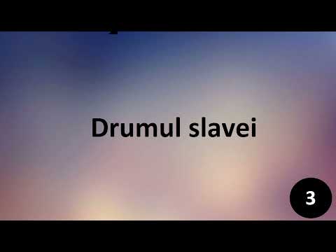 Drumul slavei - negativ cu versuri