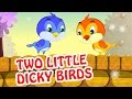 Two Little Dicky Birds Animated Nursery Rhyme In English