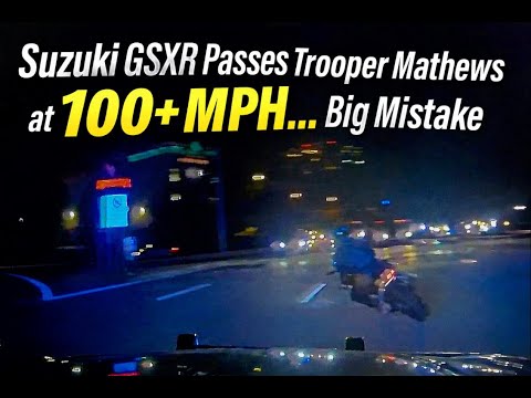 Suzuki GSXR Takes Georgia State Patrol On An INSANE High Speed Chase